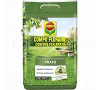 COMPO FLORANID, Concime per Prato, Concime Granulare, Per un Manto Erboso Sano e Rigoglioso, Nutrimento fino a 4 Mesi, 4 kg