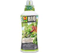 COMPO BIO Concime Liquido per Piante Aromatiche e Peperoncini, Consentito in agricoltura biologica, 500 ml