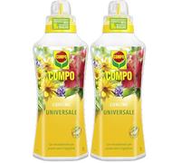 COMPO Concime Liquido Universale, Con Microelementi, Per piante sane e rigogliose, 1l (Confezione da 2)