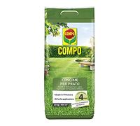 COMPO Concime Per Prato, Granulare, Ideale per il giardino, 10kg | Formula azotata a lenta cessione per un tappeto erboso folto, verde intenso e privo di muschio o infestanti