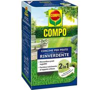 Compo CONCIME per PRATO SEMPREVERDE e FITTO FERTILIZZANTE RINVERDENTE con FERRO