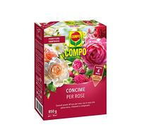 COMPO Concime per Rose, Granuli Pronti all'Uso per Rose in Vaso, in Piena Terra, Rifiorenti e Rampicanti, 850 g