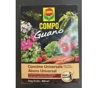 COMPO Concime Universale con Guano per orto e giardino kg 3 BIOLOGICO PER 100 M2