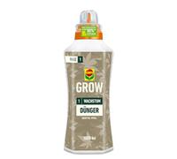 COMPO GROW Fertilizzante per la crescita per colture speciali, fertilizzante per interni ed esterni, fertilizzante speciale per la fase di crescita, minerale, 1 l, verde