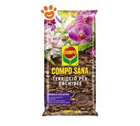 COMPO SANA Terriccio per Orchidee, Per una Fioritura Ottimale di Tutte le Varietà di Orchidee, Sacco 2,5 L