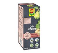COMPO Olio di Neem Concentrato, Potenziatore delle Difese delle Piante nei confronti di Insetti, Afidi, Dorifora e Lepidotteri, 100% Naturale, 250 ml