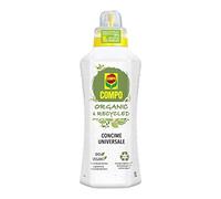 Compo ORGANIC & RECYCLED Concime Liquido Universale, con Tappo Graduato e Salvagoccia, Consentito in Agricoltura Biologica, Vegano, 1 litro