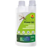 COMPO Power SC Antizanzare Concentrato, Contro Zanzare, 1L | Elimina rapidamente zanzare comuni e tigre proteggendo gli spazi aperti