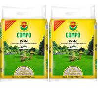 COMPO Prato, Concime per Tappeti Erbosi, Per una Nutrizione Completa di Prati Ornamentali e Sportivi, Per un Prato Sempreverde, 4 kg (Confezione da 2)