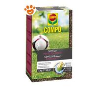 COMPO SEMI per Prato da Gioco, Miscela Speciale, Seme Ricoperto, Germinazione Rapida, Per un tappeto erboso resistente al calpestio e all'uso Intenso, 1 kg