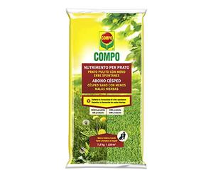 COMPO Prato Pulito con Meno Erbe Spontanee, Nutrimento per Prato, 7,5 kg