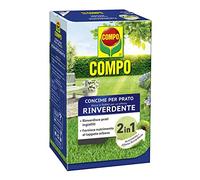 COMPO Rinverdente, Concime per Prato, Ricco di Ferro, Per nutrire manti erbosi ingialliti e renderli più fitti e verdi, 1,5 kg
