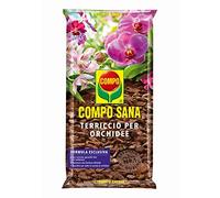COMPO SANA Terriccio per Orchidee, Per una Fioritura Ottimale di Tutte le Varietà di Orchidee, Sacco 2,5 L
