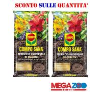 Terriccio Universale 50 L COMPO SANA, Per Piante Da Appartam, Balcone e Giardino
