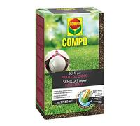 COMPO Semi Per Prato da Gioco, Miscela Speciale, Seme Ricoperto, 1kg | Crea un tappeto erboso denso e robusto, ideale per attività sportive e per il calpestio frequente