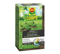 Compo SEMI PRATO VELOCE CRESCITA RAPIDA per RIGENERARE TAPPETI ERBOSI 1 Kg