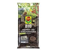 Compo Terra per aiuole e serra biologica senza torba, ideale per giardinieri, particolarmente elevata percentuale di humus per una fornitura di nutrienti di 5 settimane, 40 l