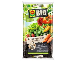 COMPO TERRICCIO BIO ORTO E SEMINA 20 LT CONCIMI ORTO VERDURE COLTIVARE