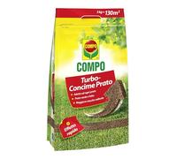 COMPO Turbo®, Concime Per il Prato, Effetto Immediato, 5kg per 130mq | Concime in granuli per prato a effetto immediato, Prato Verde e Fitto Rapidamente