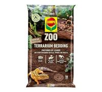 COMPO ZOO Lettiera Universale Per Terrari, Pezzatura Fine 0-5mm | Garantisce un'elevata assorbenza e trattiene gli odori mantenendo l'habitat dei piccoli animali asciutto e pulito