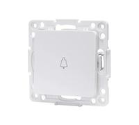 Componente del campanello tedesco in elegante bianco. Perfetto per modernizzare la tua casa, durevole, facile installazione e prestazioni eccezionali, si adatta a qualsiasi ambiente.