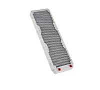 Componente del Sistemi di raffreddamento a liquido per computer HaloVerde, un radiatore di raffreddamento ad acqua per PC costruito come scambiatore di calore in alluminio con (360 mm)