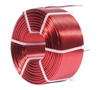 Componente di frequenza da officina, 1,2 mH | Bobina di induttore cavo con filo di rame da 1,0 mm, parti di ricambio rivestite in rosso