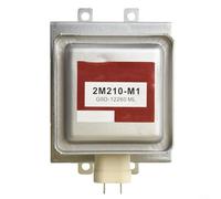 Componente di ricambio per microonde Magnetron 2M210-M1 compatibile con guida d'onda in metallo con design a dissipatore di calore a sei pinne Il generatore di cavità d'argento risolve nessun problema