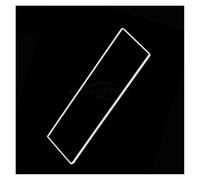 Componente ottico da laboratorio ultra sottile con dimensioni personalizzate, resistente alle alte temperature, piastra quadrata in silice fusa al quarzo UV(L6 W8 T0.9mm)