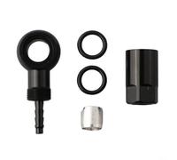 Componente per bicicletta BH90 connettore oliva affidabile per shimano SLX/XT/XTR idraulica, facile installazione (nero)