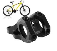 Componente per manubrio bicicletta - Lega, design leggero split, parti di precisione, attacco per mountain bike, durevole per uomini, viaggi in downhill, modifiche dei sentieri forestali, ciclisti