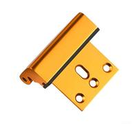 Componente per serratura della porta rinforzata meccanicamente che aumenta la resistenza alla ritrazione del fermo durante i tentativi di ingresso forzato su porte residenziali (oro)