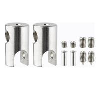 Paulmann Sistema Light&Easy Wire, set 2 nottolini cromo Paulmann