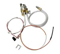 Componente Riscaldatore Kit Accensione Termocoppia Valvola Staffa Metallo Materiale Resistente Funzione Accensione Sicura Adatto per Caldaie a Gas Stufe Scaldabagni Manutenzione Domestica