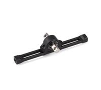 Componenti Auto RC Compatibile Con 1/10 RC Auto Parti Upgrade Scatola Di Trasferimento A Cuscinetto Portante Regolabile Alluminio 70mm Larghezza(Black)