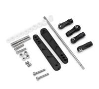 Componenti Auto RC Compatibile Con Assiale Per Wraith RR10 Per Yeti 1/10 RC Parti Di Automobili In Lega Di Alluminio Asta Anti-inclinazione Palo Di Bilanciamento Rafforzare La Barra Antirollio(Black)