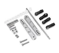 Componenti Auto RC Compatibile Con Assiale Per Wraith RR10 Per Yeti 1/10 RC Parti Di Automobili In Lega Di Alluminio Asta Anti-inclinazione Palo Di Bilanciamento Rafforzare La Barra Antirollio(Silver)