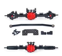 Componenti Auto RC Compatibile Con Axial Per SCX10 II AX90046 90047 90027 1/10 RC Per Rock Crawler Parti Di Automobili Anteriore In Metallo Asse Posteriore Dritto Assale Completo