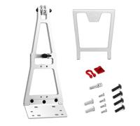 Componenti Auto RC Compatibile Con Axial Per SCX10 Per TRX4 Per Capra 1/10 RC Crawler Parti Di Aggiornamento Recupero Verricello Carro Attrezzi Kit Strumento Salvataggio Fai Da Te(Silver)