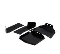 Componenti Auto RC Compatibile Con Axial RR10 Bomber AXI03016 90048 AX90053 1/10 RC Auto Parti Upgrade Acciaio Inossidabile Corpo Protettore Tetto Lato Cofano Pannello(Black)