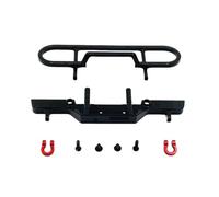 Componenti Auto RC Compatibile Con FMS FCX24M Per Camel Cup D90 D110 Per Defender Di Prima Generazione Per Rover 1/24 RC Auto Parti Di Aggiornamento Paraurti Anteriore(Black)