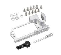 Componenti Auto RC Compatibile Con Il Modello RC Drone Heli Multicopter Servo Parti Interruttore Parabolico Dispositivo Di Lancio Aereo Dispenser Coppia Grandi Dimensioni + Braccio 25T(Black)