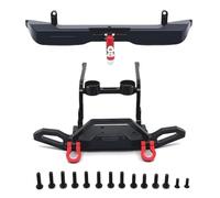 Componenti Auto RC Compatibile Con MJX Per Hyper Go H12Y + 1/12 RC Crawler Auto Parti Di Aggiornamento Accessori In Lega Alluminio Anteriore Paraurti Posteriore(Black)