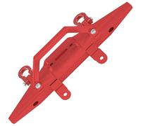 Componenti Auto RC Compatibile Con MN D90 D91 D96 MN99 Per MN99S Per Defender 1/12 RC Auto Parti Di Aggiornamento Paraurti Anteriore In Metallo Grilli Ricambio(Red)