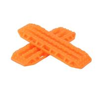 Componenti Auto RC Compatibile Con Parti Di Automobili RC In Per Scala 1/18 1/24 Accessori Ricambio Rampe Recupero Fuoristrada 2 Pezzi 58x20mm Tracce Sabbia(Orange)