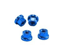 Componenti Auto RC Compatibile Con SCX30 K10 1/30 RC Auto Parti Di Aggiornamento Modifica Accessori Ricambio 4 Pezzi M2 Dado Ruota In Lega Alluminio In Ottone(Blue)