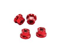 Componenti Auto RC Compatibile Con SCX30 K10 1/30 RC Auto Parti Di Aggiornamento Modifica Accessori Ricambio 4 Pezzi M2 Dado Ruota In Lega Alluminio In Ottone(Red)