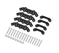 Componenti Auto RC Compatibile Con Tamiya Clod Buster Bullhead 1/10 RC Parti Di Aggiornamento Per Auto Piastra Montaggio Per Ammortizzatore Anteriore In Alluminio In Fibra Carbonio(Black)