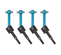 Componenti Auto RC Compatibile Con Tamiya Per TT01 Per TT02 1/10 RC Auto Parti Di Aggiornamento In Metallo Per Universale CVD Drive Shaft Dogbone Joint 4Pack(Blue)