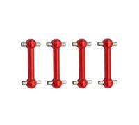 Componenti Auto RC Compatibile Con Tamiya Per TT01 Per TT02 TT01D TT01E TA04 1/10 Parti Di Automobili RC 4 Pezzi In Metallo Per Albero Trasmissione Universale Dogbone(Red)